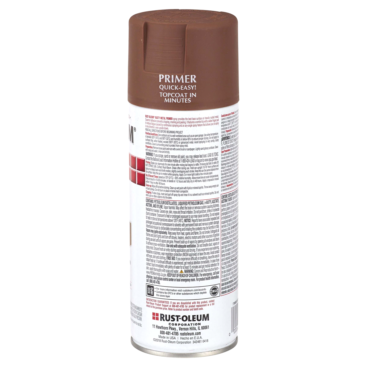 slide 9 of 9, Rust-Oleum Stops Rust Rusty Metal Primer Spray - 7769830, 12 oz