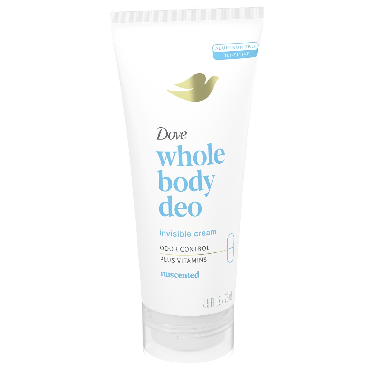slide 12 of 13, Dove Beauty Unscented Whole Body Deodorant Cream - 2.5 fl oz, 2.5 fl oz