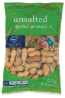 slide 1 of 1, Kroger Unsalted Roasted Peanuts, 10 oz