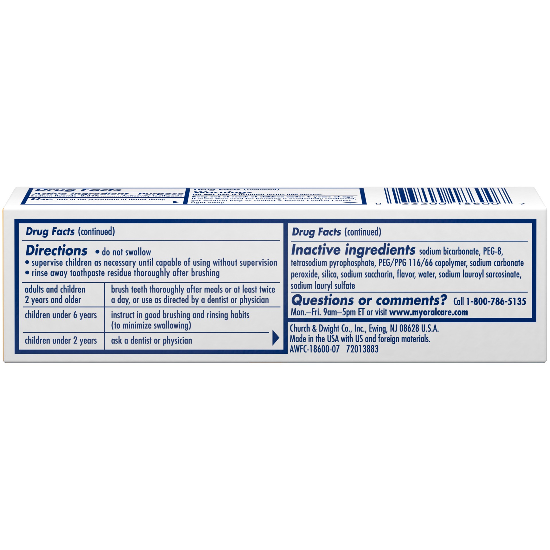 slide 4 of 5, ARM & HAMMER Tartar Control Fluoride Anticavity Toothpaste, 0.9 oz