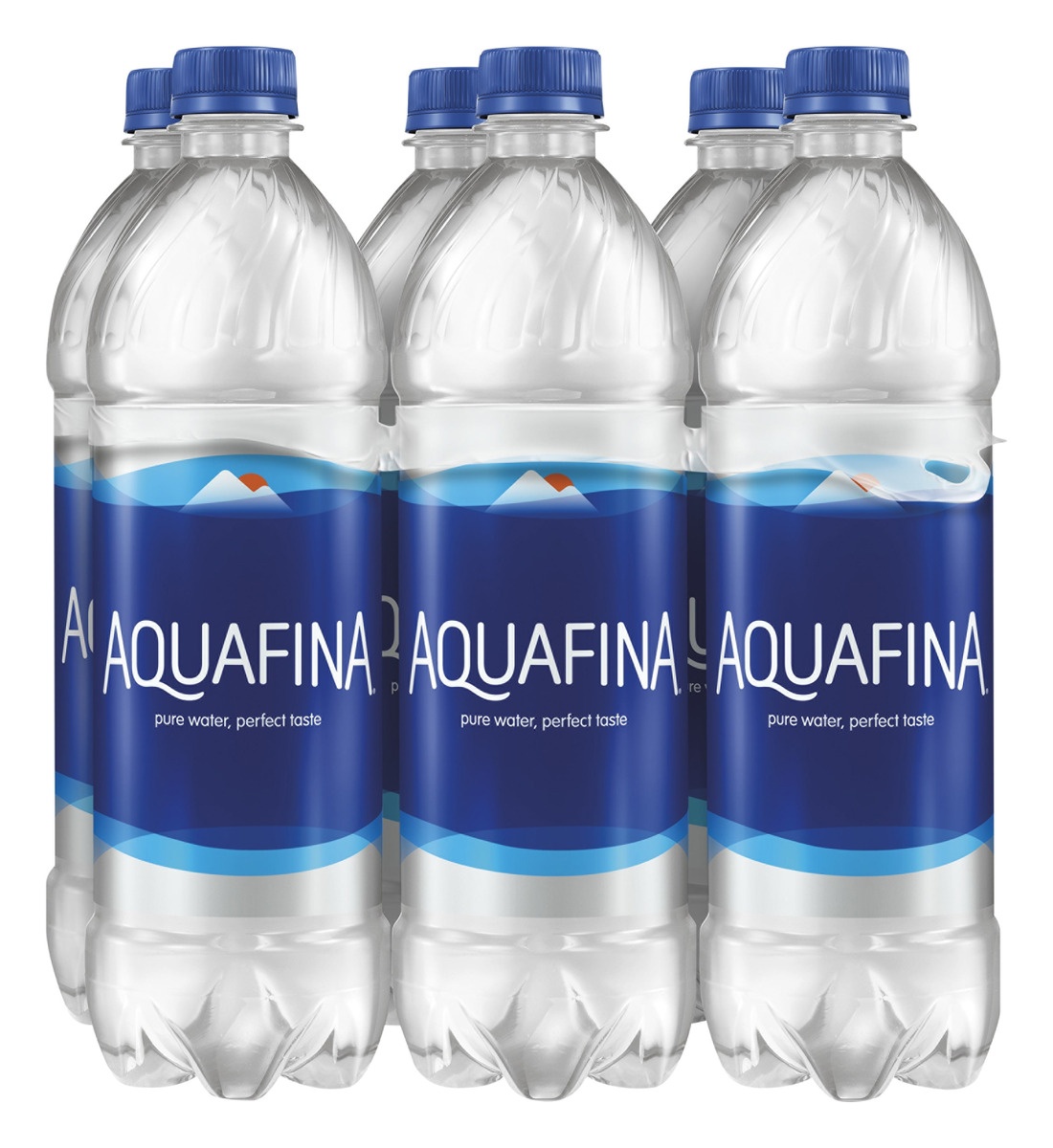 slide 1 of 1, Aquafina Purified Drinking Water 24 Fl Oz 6 Count Bottles, 6 ct