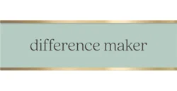 Paper Riot Desk Plaque - Difference Maker