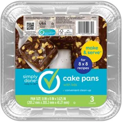 Simply Done Cake Pans With Lids