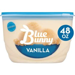 Blue Bunny Premium Vanilla Frozen Dessert, 48 fl oz