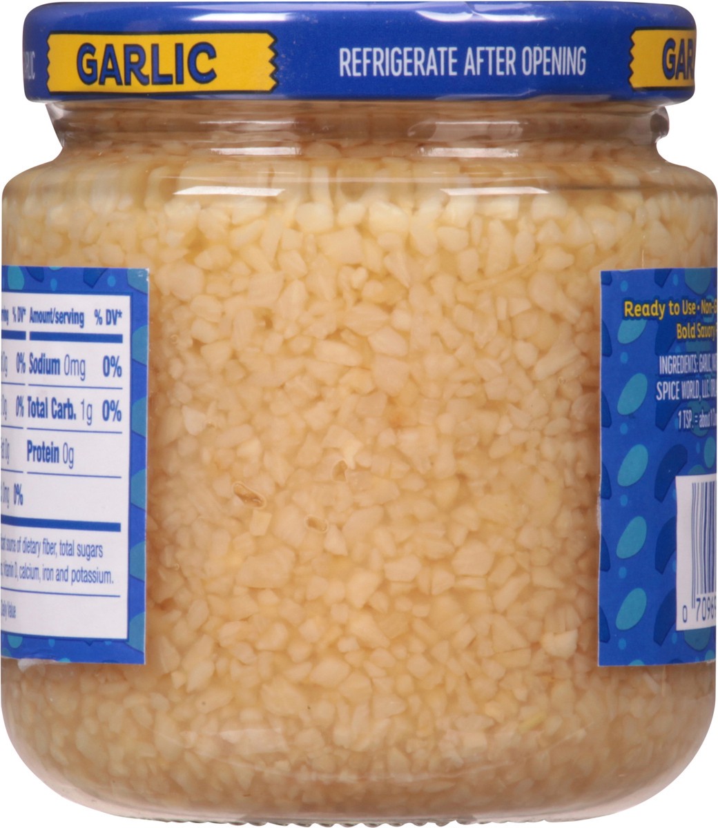 slide 5 of 9, Spice World Minced Garlic, 8 oz