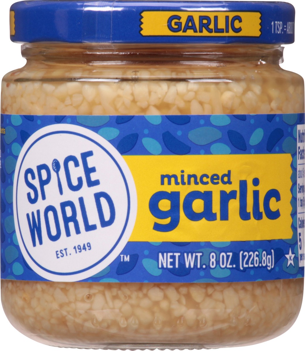 slide 6 of 9, Spice World Minced Garlic, 8 oz