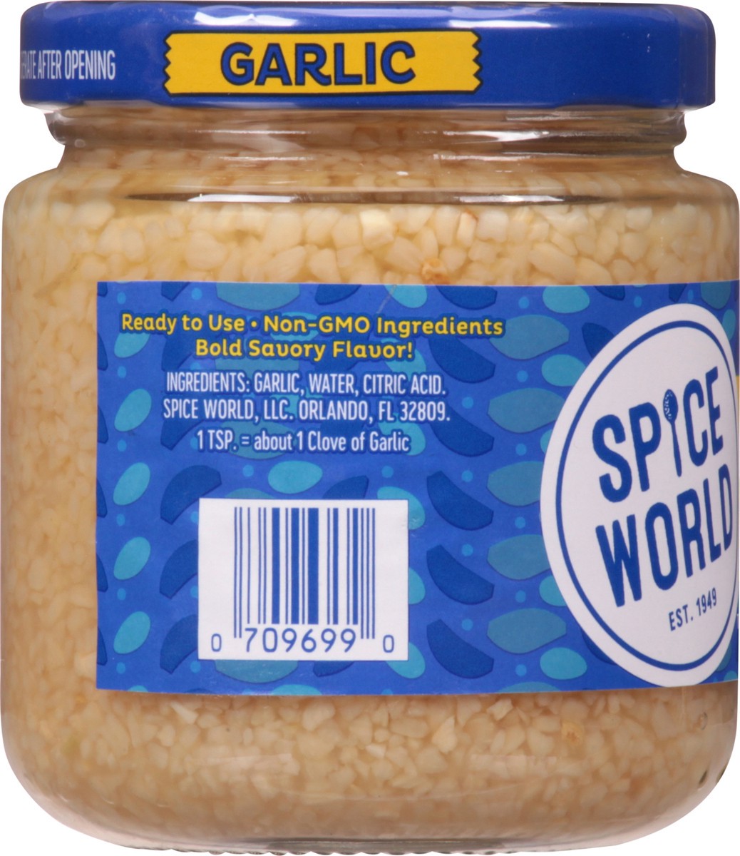 slide 7 of 9, Spice World Minced Garlic, 8 oz