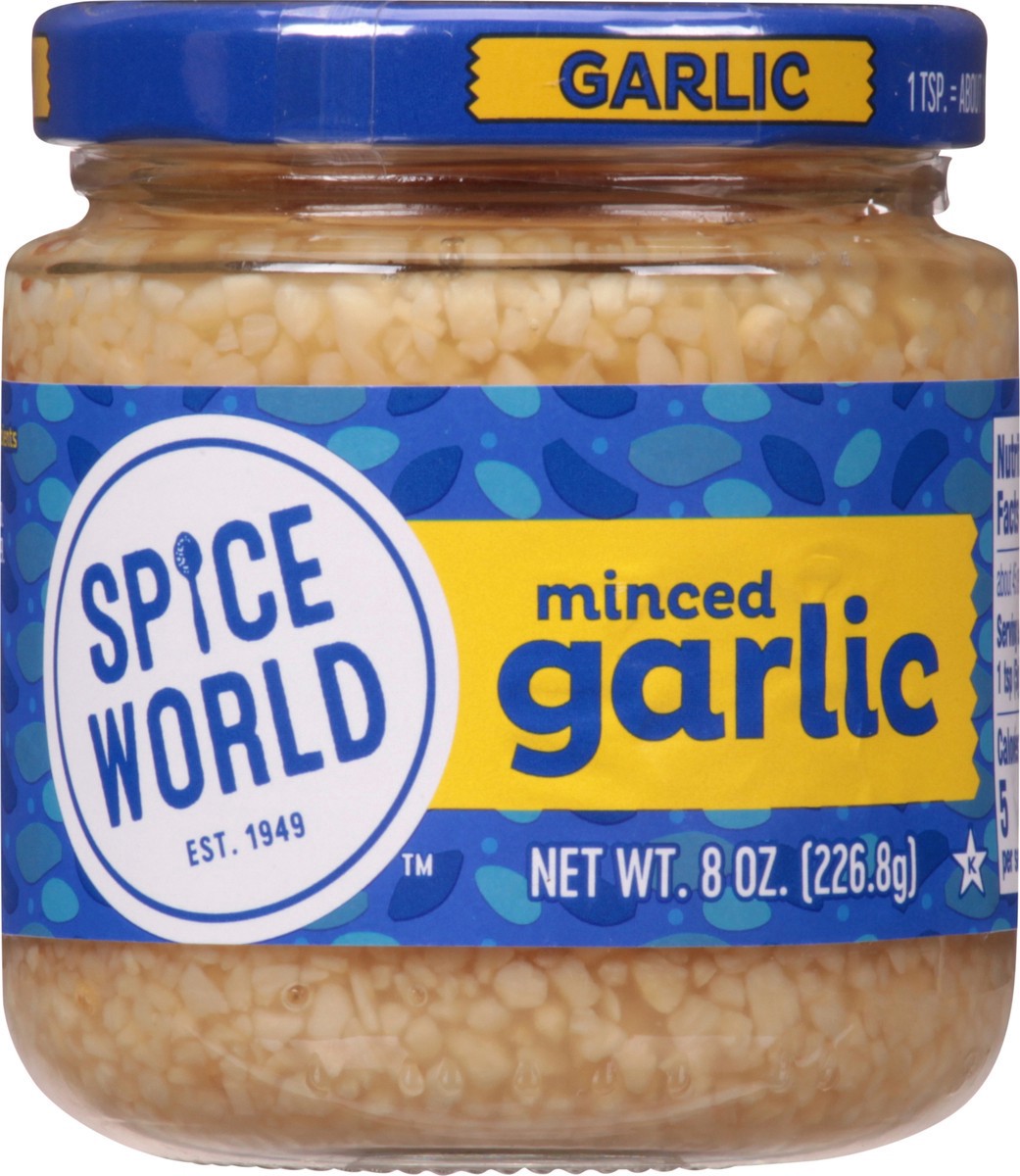 slide 8 of 9, Spice World Minced Garlic, 8 oz