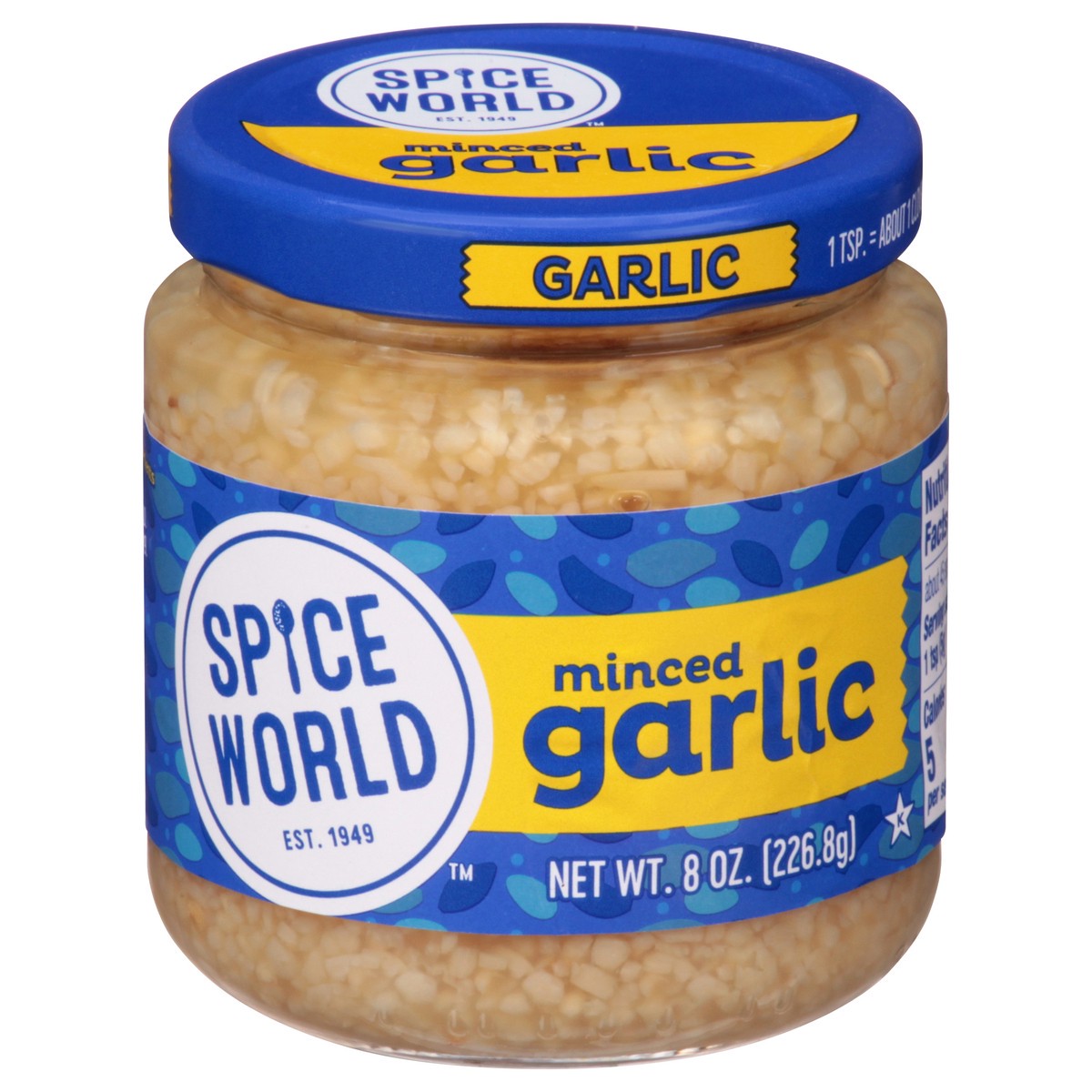 slide 1 of 9, Spice World Minced Garlic, 8 oz