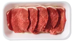Beef Choice Eye Of Round Thin Cut Steak