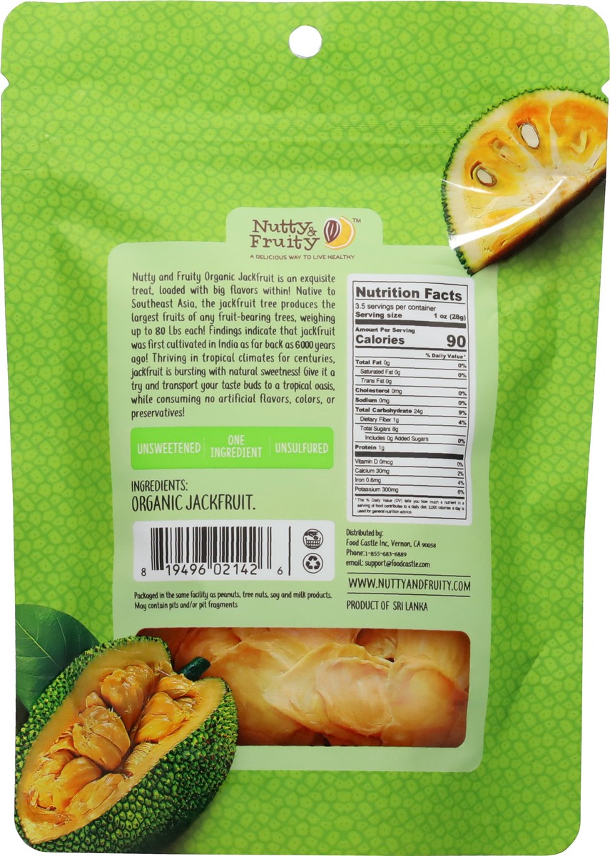 slide 9 of 9, Nutty & Fruity Organic Unsweetened & Unsulfured Jackfruit - 3.5 oz, 3.5 oz