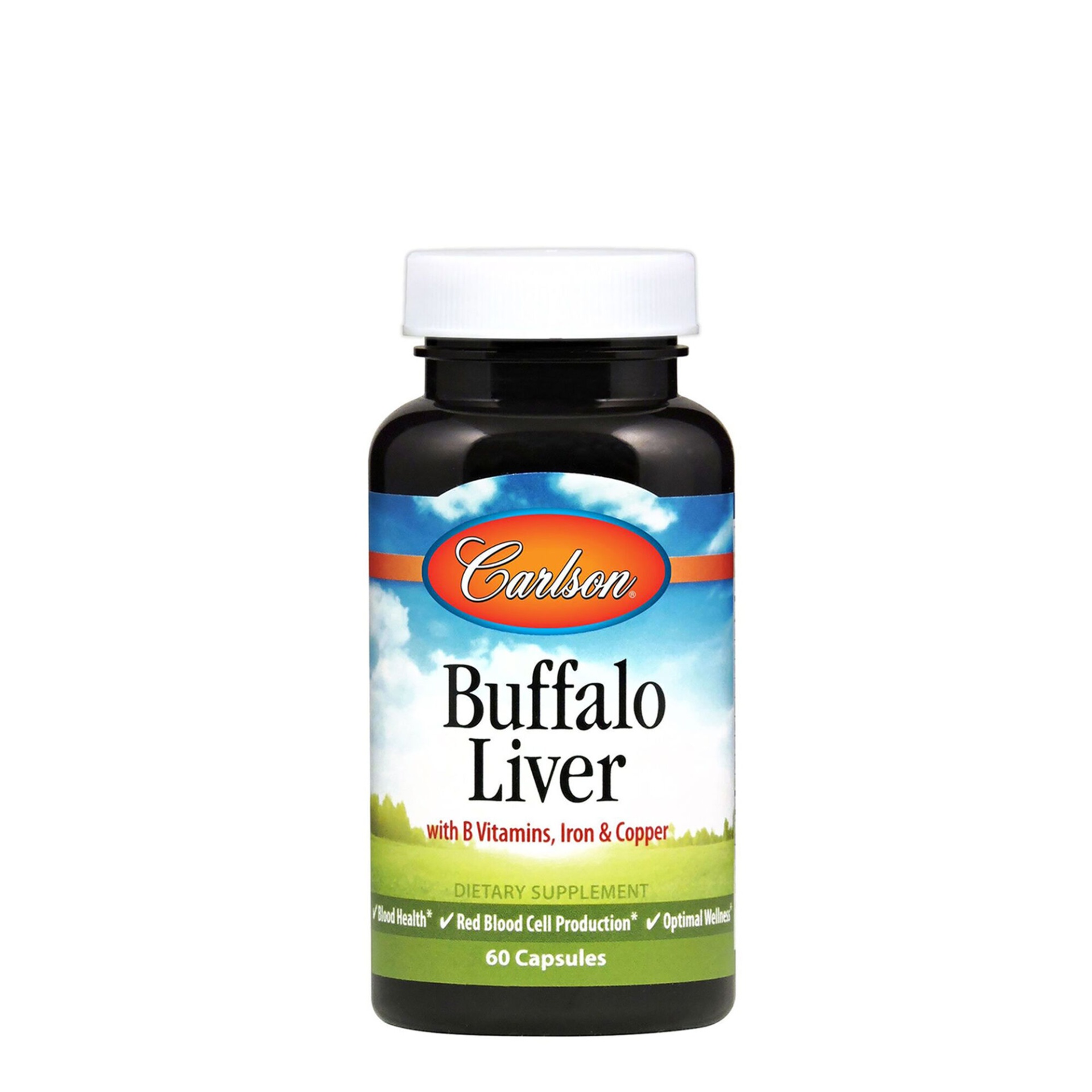 slide 1 of 1, Carlson Buffalo Liver, 60 ct