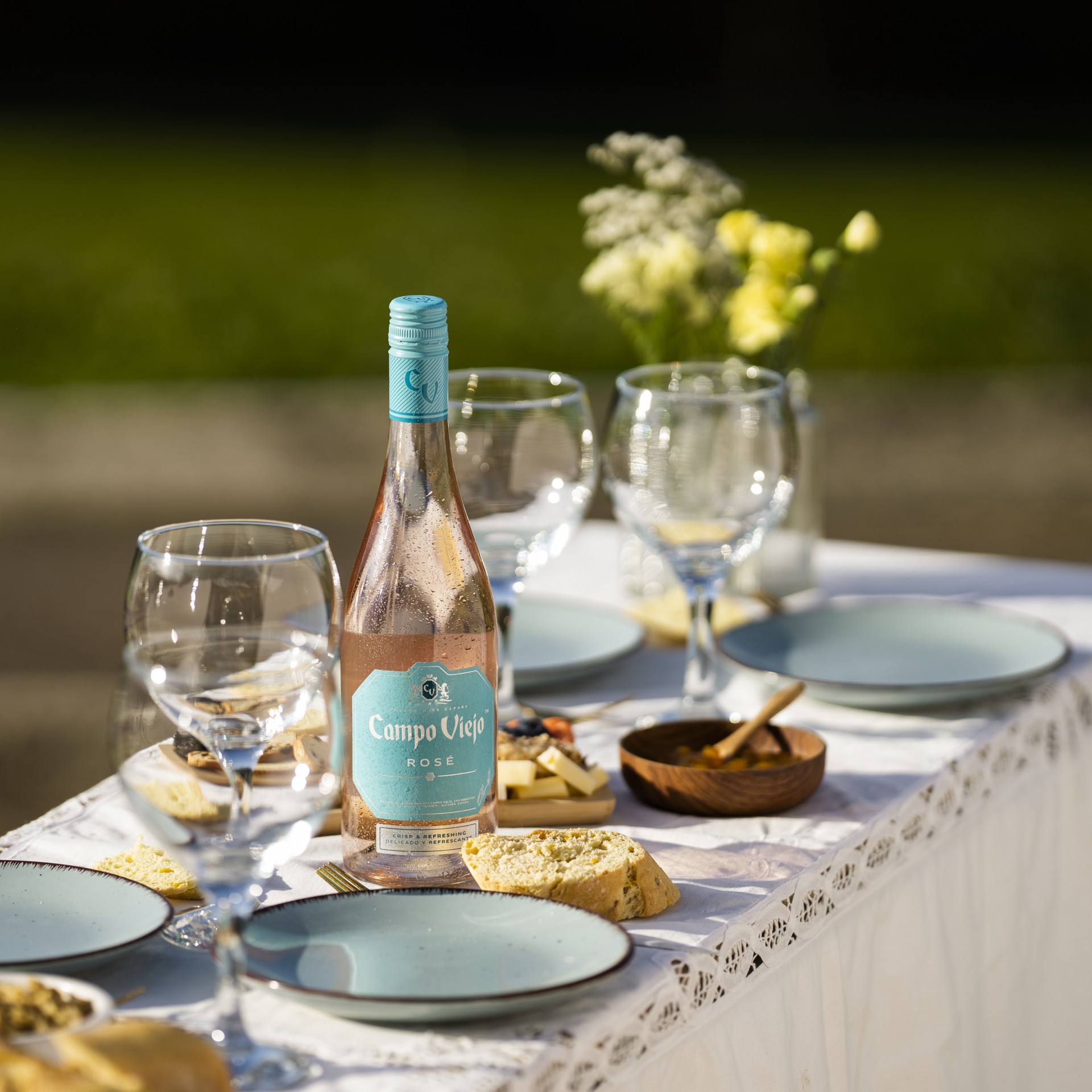 slide 3 of 5, Campo Viejo Rose Wine, 750 mL Bottle, 13.5% ABV, 750 ml