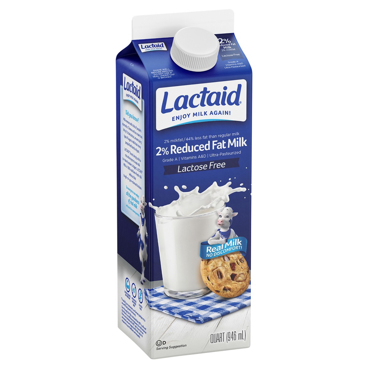slide 3 of 4, Lactaid 2% Reduced Fat Milk, 32 oz, 1 qt