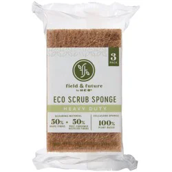 Field & Future by H-E-B Heavy Duty Eco Scrub Sponges