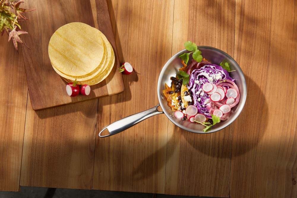 slide 3 of 3, Dash Of That 8" Stainless Steel Frypan, 8 in