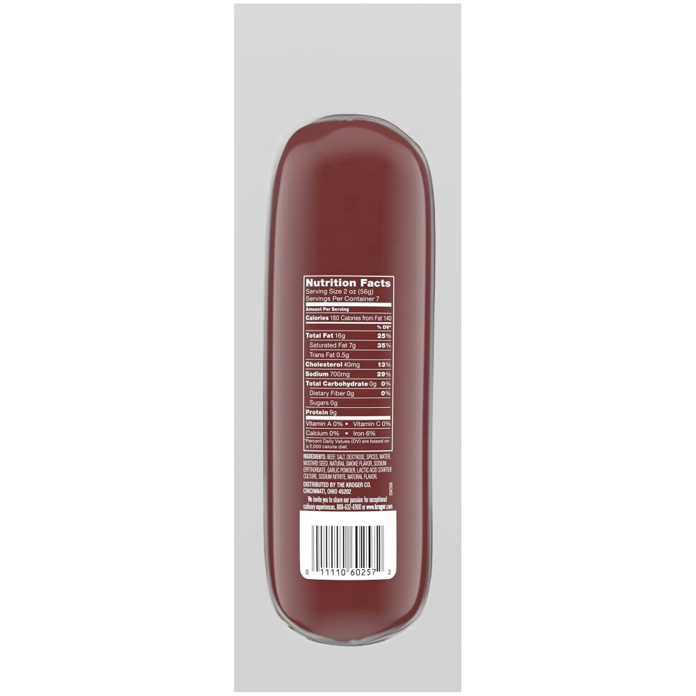 slide 4 of 4, Private Selection Beef Summer Sausage, 14 oz