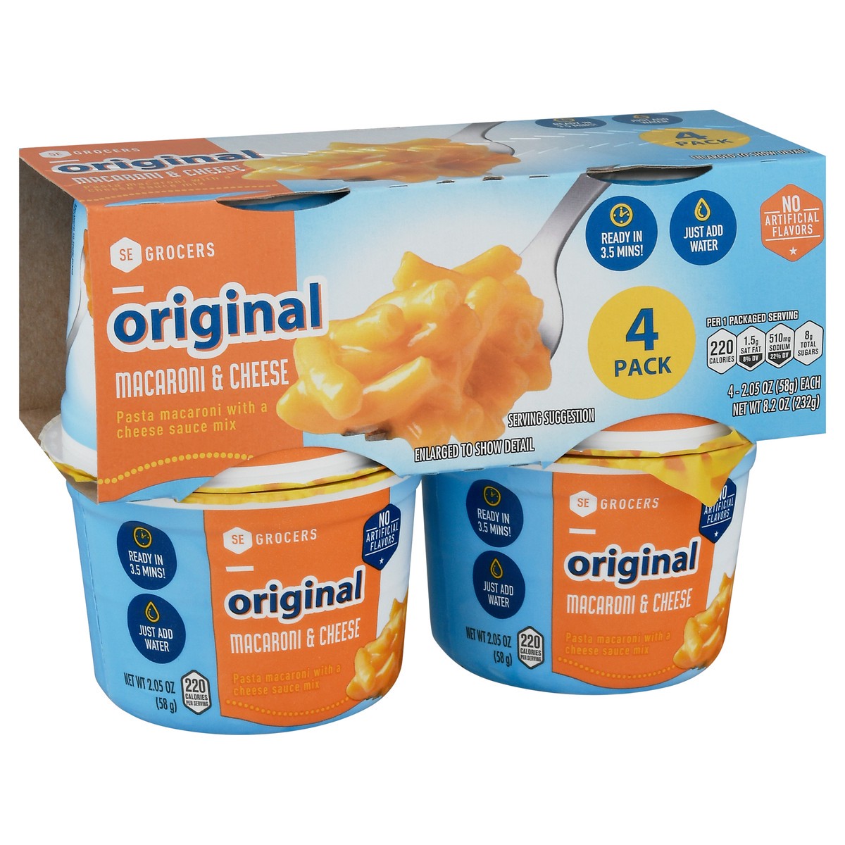 slide 3 of 14, SE Grocers Spdy Mac Chs Cup 4Pk, 2 oz