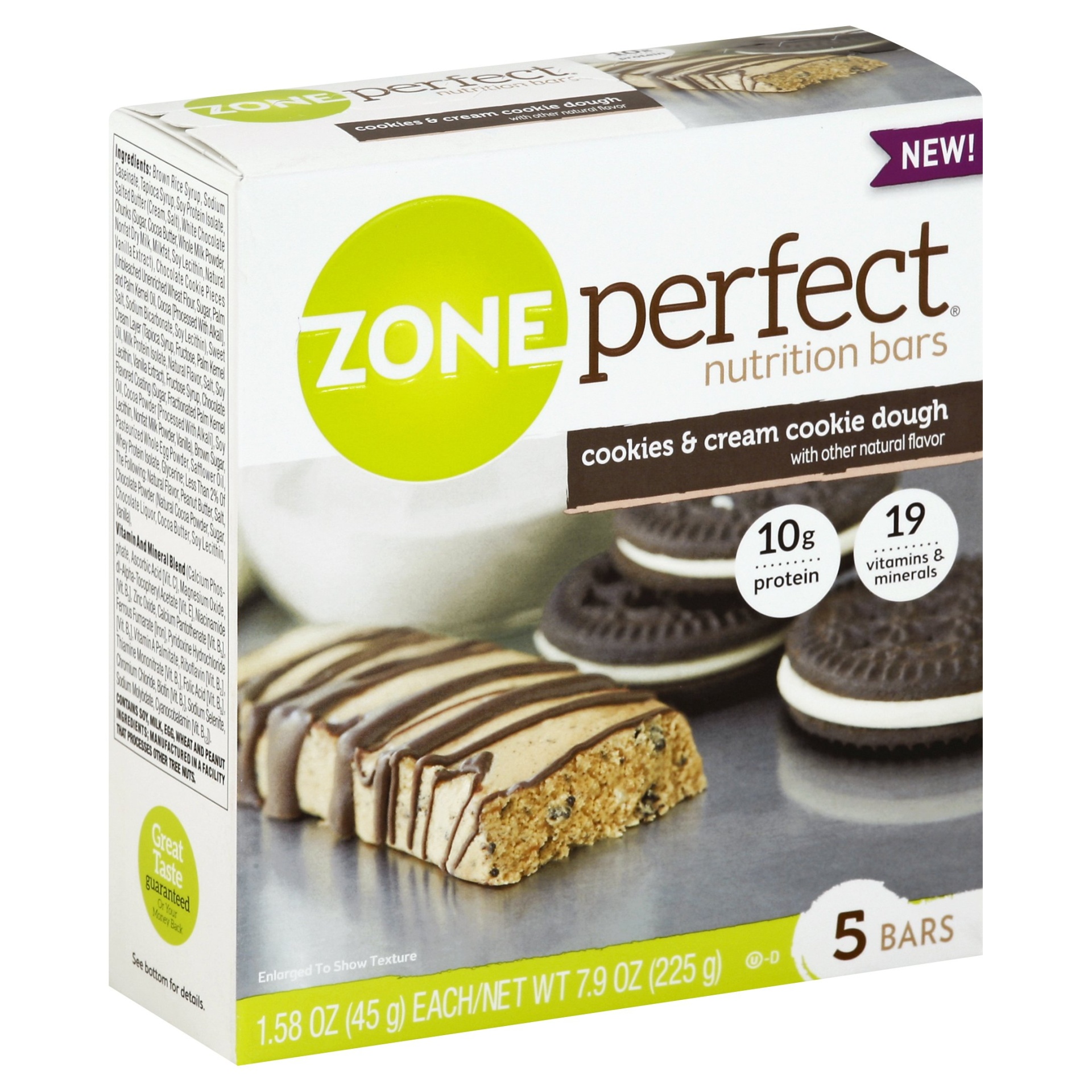 slide 1 of 1, Zone Perfect Nutrition Bar 5 ea, 5 ct