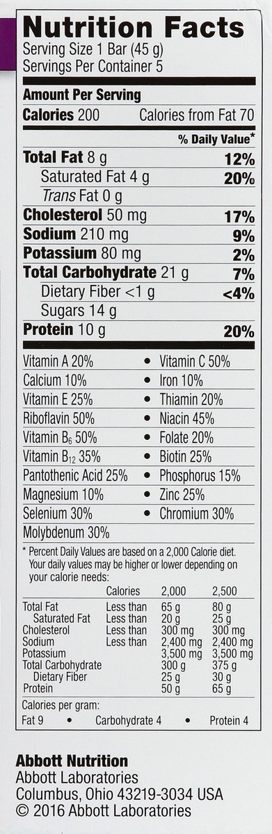 slide 4 of 8, Zone Perfect Nutrition Bar 5 ea, 5 ct