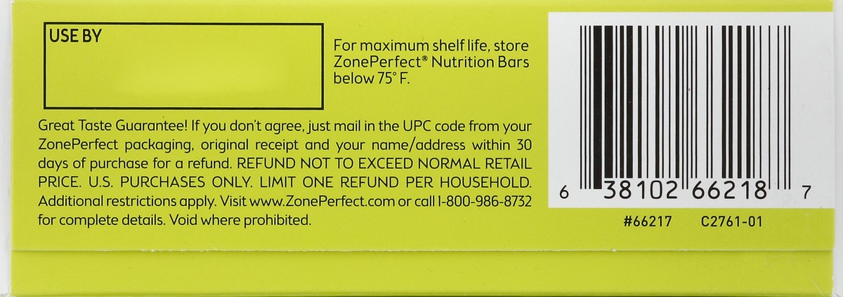 slide 5 of 8, Zone Perfect Nutrition Bar 5 ea, 5 ct