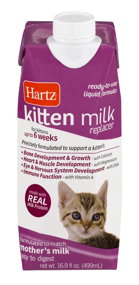 slide 1 of 1, Hartz Kitten Milk Replacer Liquid Formula, 16.9 fl oz