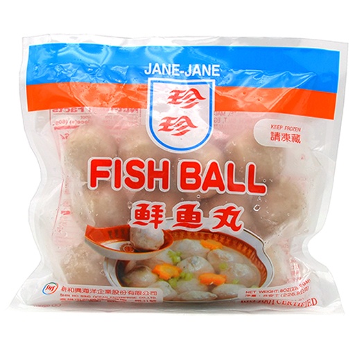 slide 1 of 1, Jane Jane Frozen Fish Ball, 8 oz