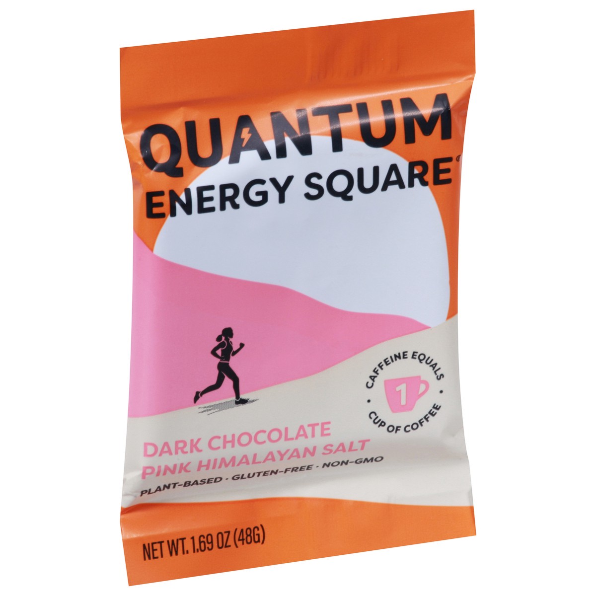 slide 3 of 9, Quantum Energy Square Dark Chocolate Pink Himalayan Salt 1.69 oz, 1.69 oz