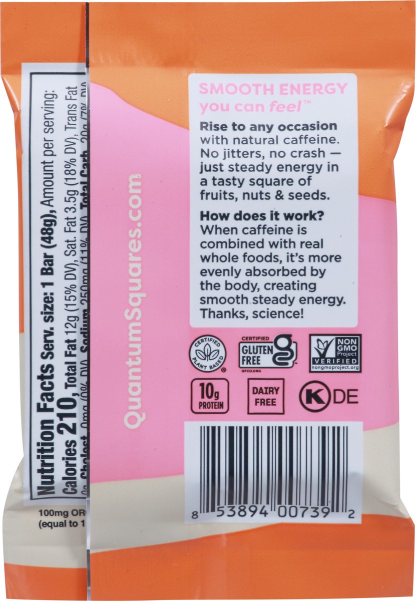 slide 4 of 9, Quantum Energy Square Dark Chocolate Pink Himalayan Salt 1.69 oz, 1.69 oz