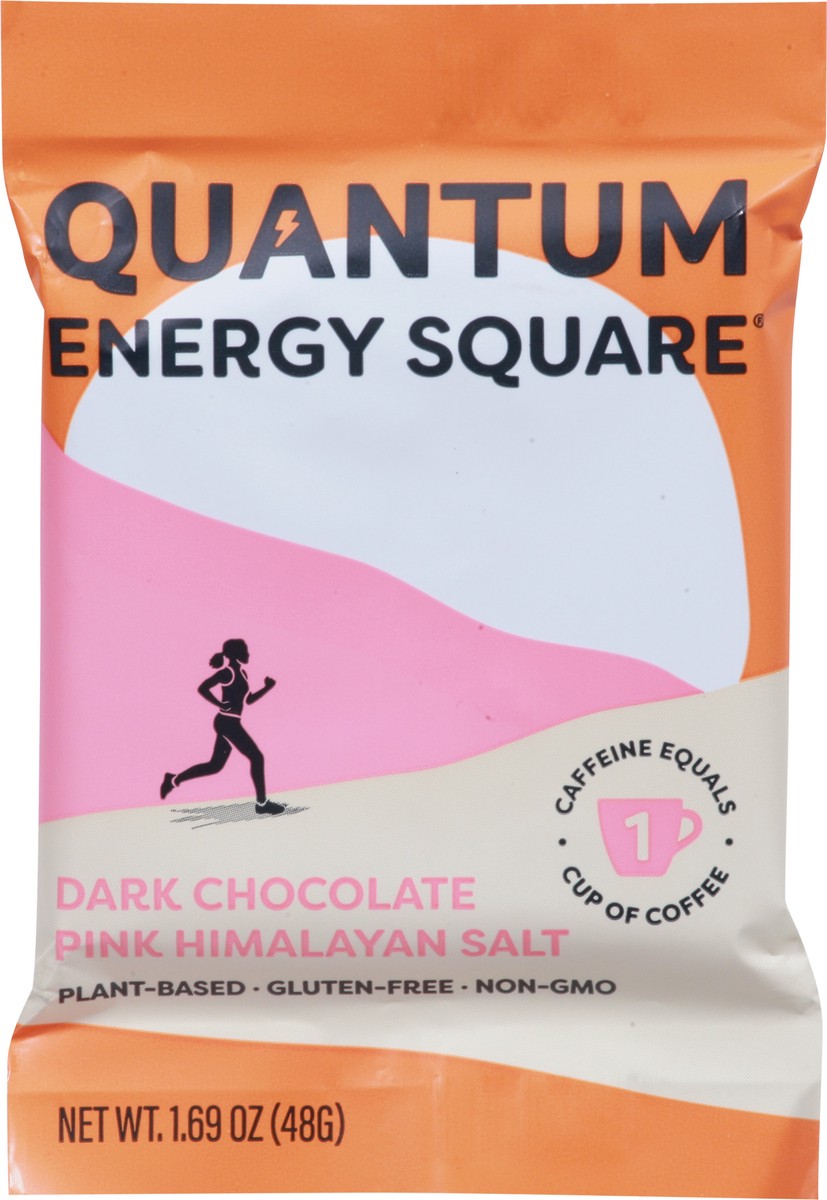 slide 9 of 9, Quantum Energy Square Dark Chocolate Pink Himalayan Salt 1.69 oz, 1.69 oz