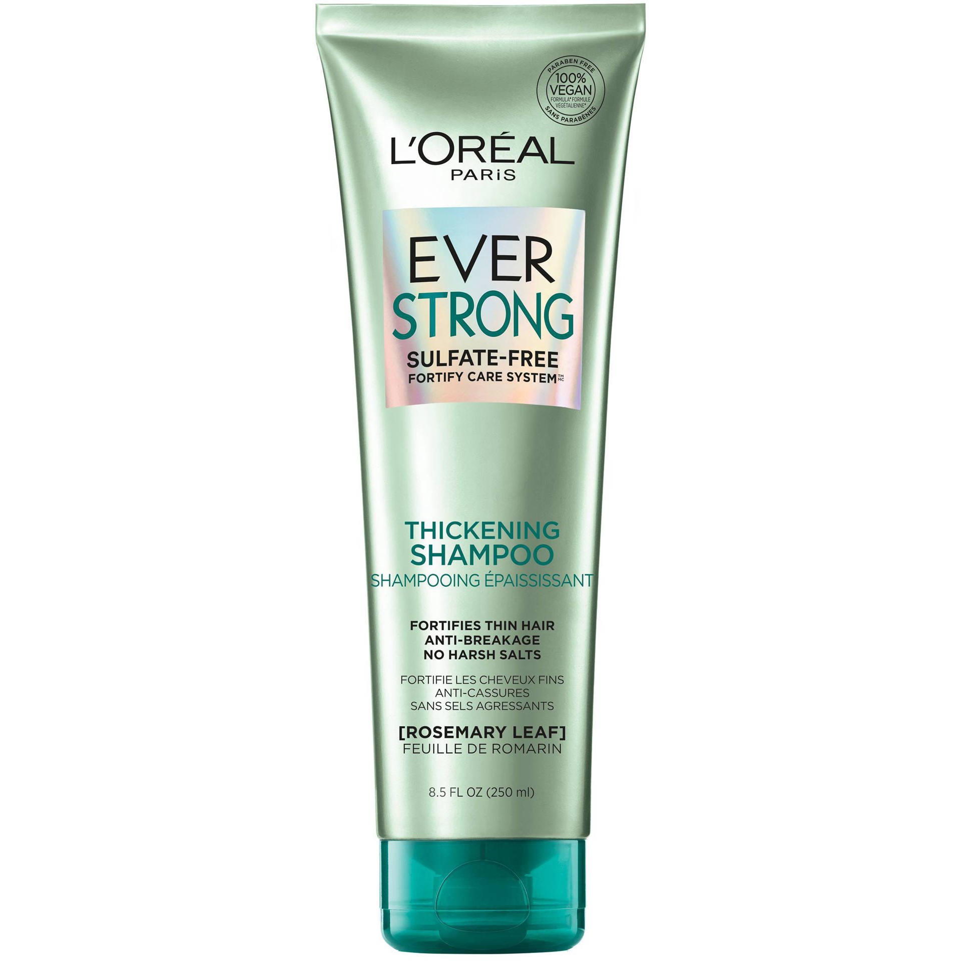 slide 1 of 3, L'Oréal EverStrong Rosemary Leaf Thickening Shampoo, Sulfate Free, 8.5 fl oz