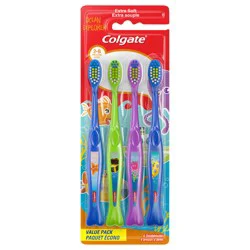 ColgateExtra Soft Toothbrush for Kids Value Pack, Ocean Explorer - 4 Count