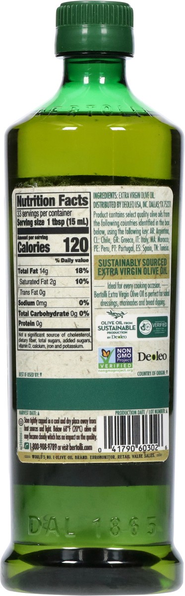 slide 10 of 13, Bertolli Sustainably Sourced Extra Virgin Olive Oil 16.9 fl oz, 16.9 fl oz