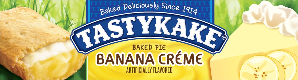 slide 4 of 9, Tastykake Baked Banana Creme Flavored Pie, 4 oz, 4 oz