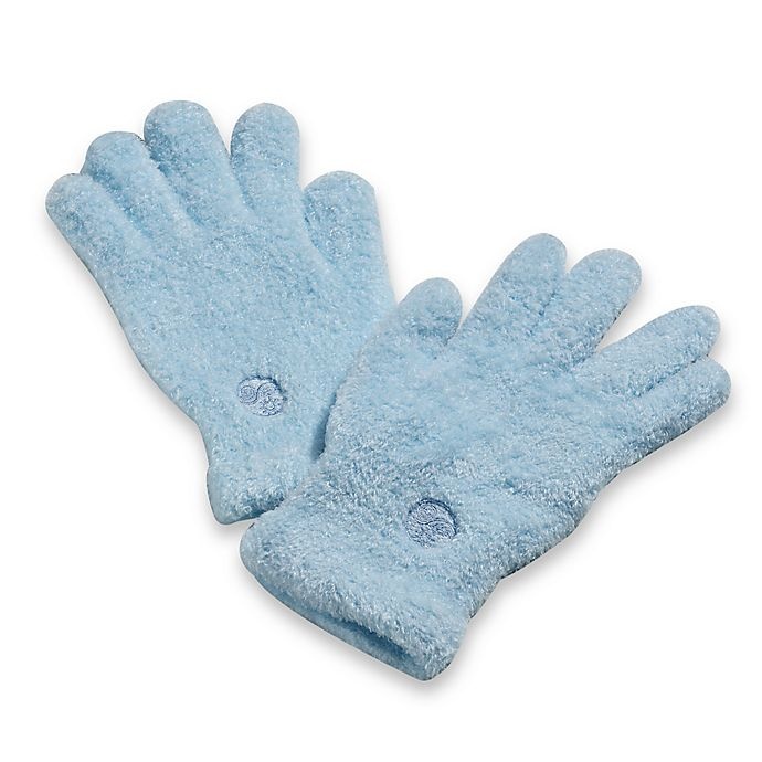 slide 1 of 1, Earth Therapeutics Gloves Aloe Infused Blue, 1 ct
