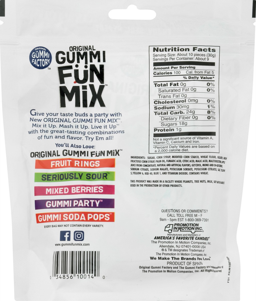 slide 7 of 9, The Gummi Factory Gummi Sour Gummi Candy Party Mix, 10 oz