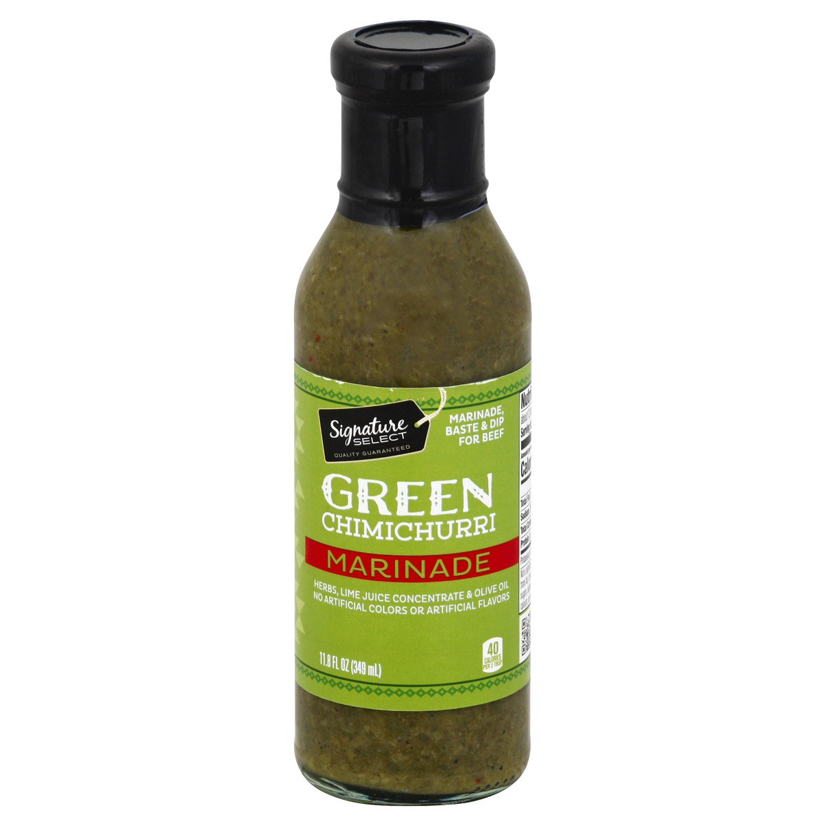 slide 1 of 2, Signature Select Marinade Green Chimichurri, 11.8 fl oz