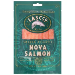LASCco Smoked Atlantic Nova Salmon 3 oz