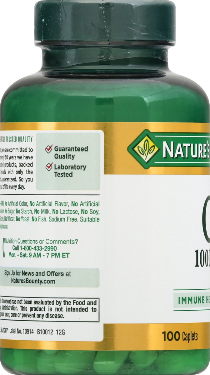 slide 6 of 9, Nature's Bounty NB C-1000 mg. Tablets (300cc bottle)100 ct., 100 ct