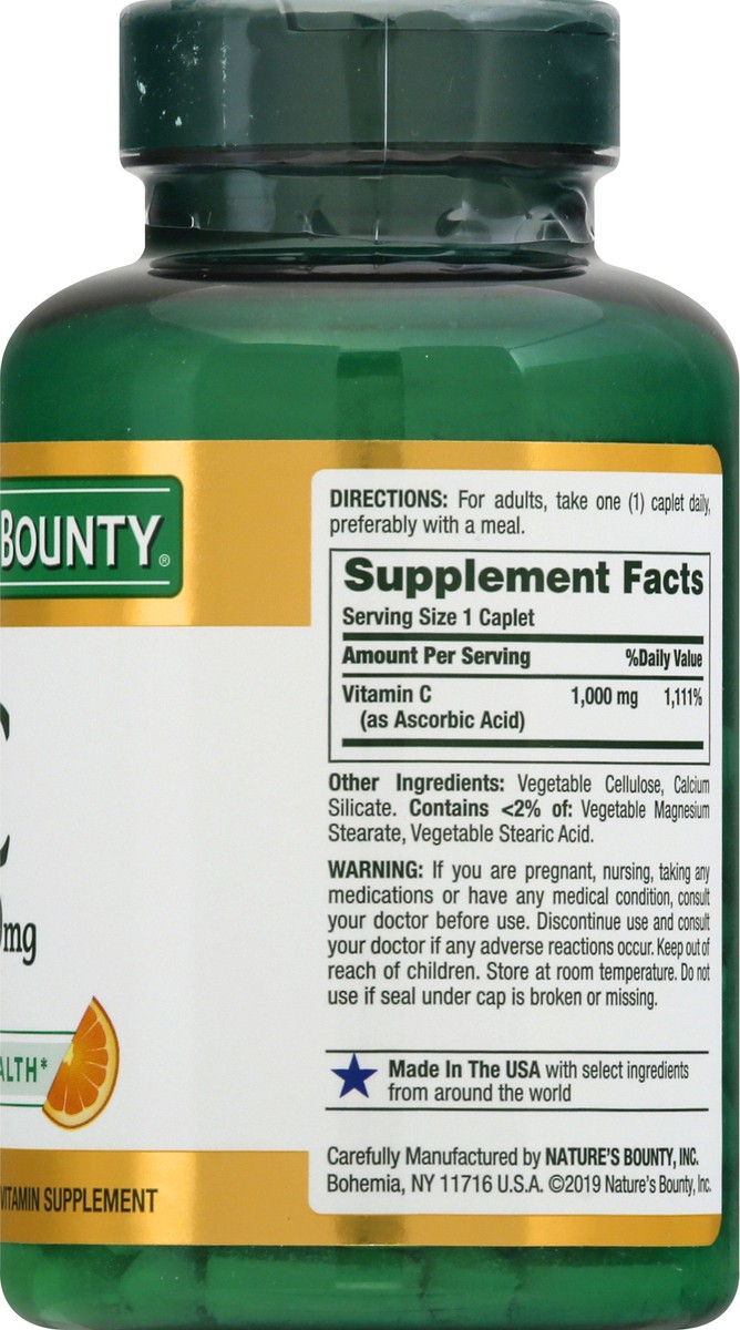 slide 7 of 9, Nature's Bounty NB C-1000 mg. Tablets (300cc bottle)100 ct., 100 ct