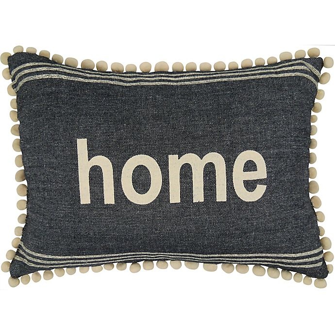 slide 1 of 1, Park B. Smith Home'' Oblong Throw Pillow - Black/Natural'', 1 ct