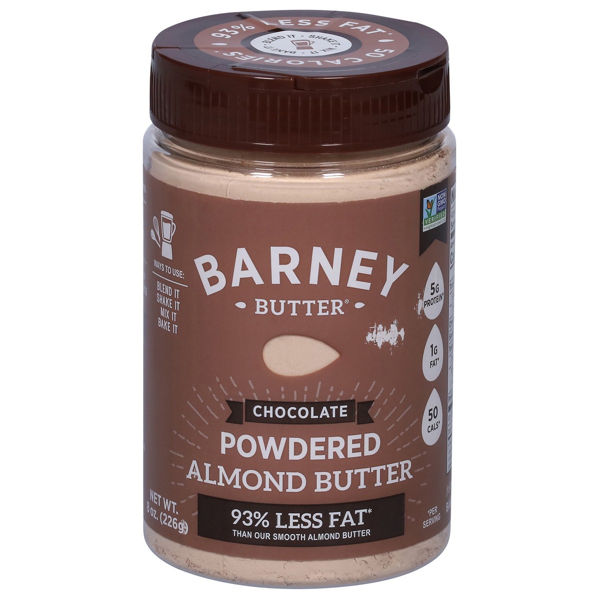 slide 1 of 9, Barney Butter Powdered Chocolate Almond Butter 8 oz, 8 oz
