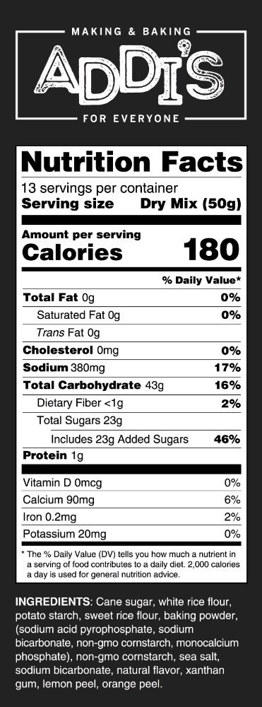 slide 1 of 3, Addi's Addis For Everyone Cake And Cupcake Mix Golden - 23 OZ, 23 oz