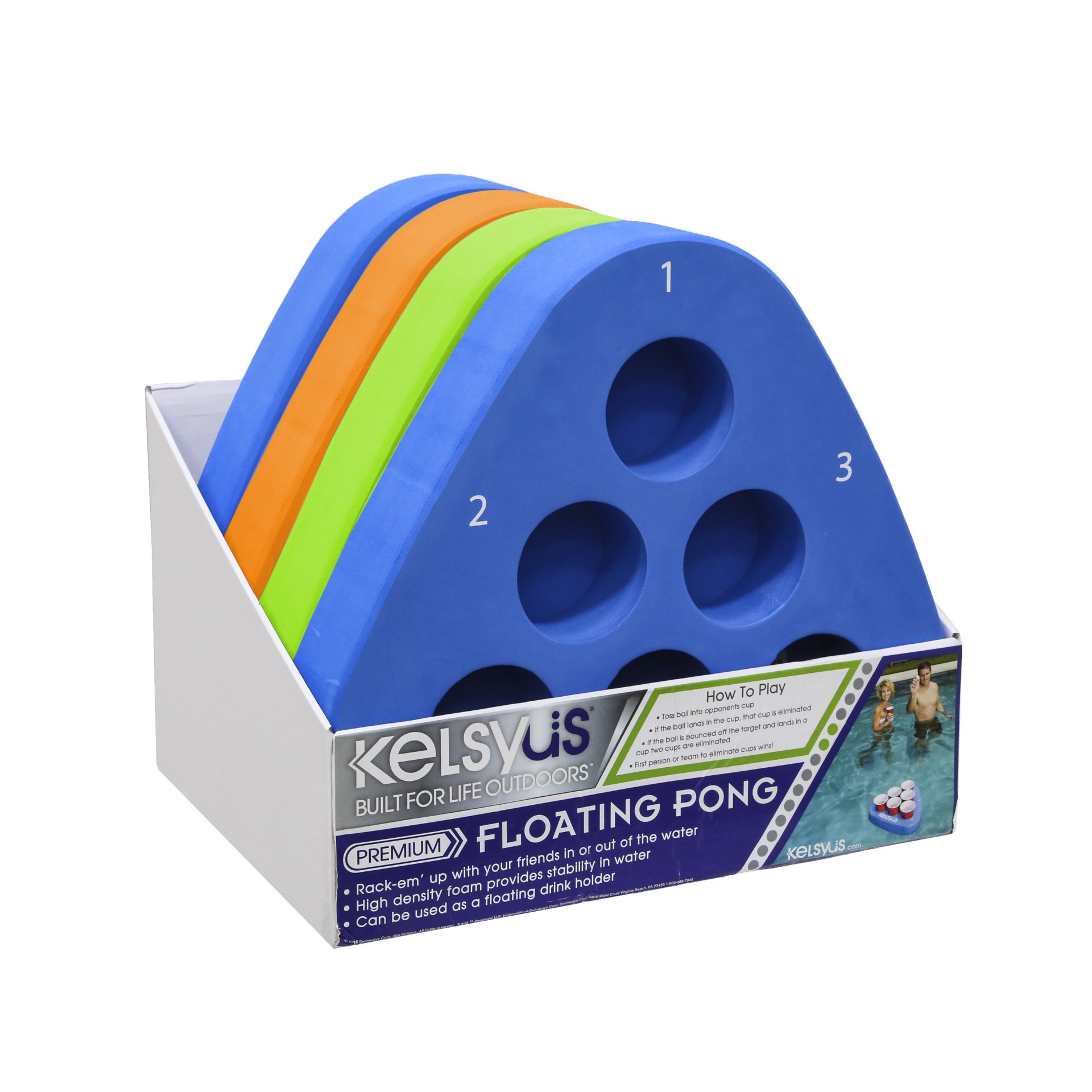 slide 4 of 11, SwimWays Kelsyus Floating Pong, 1 ct