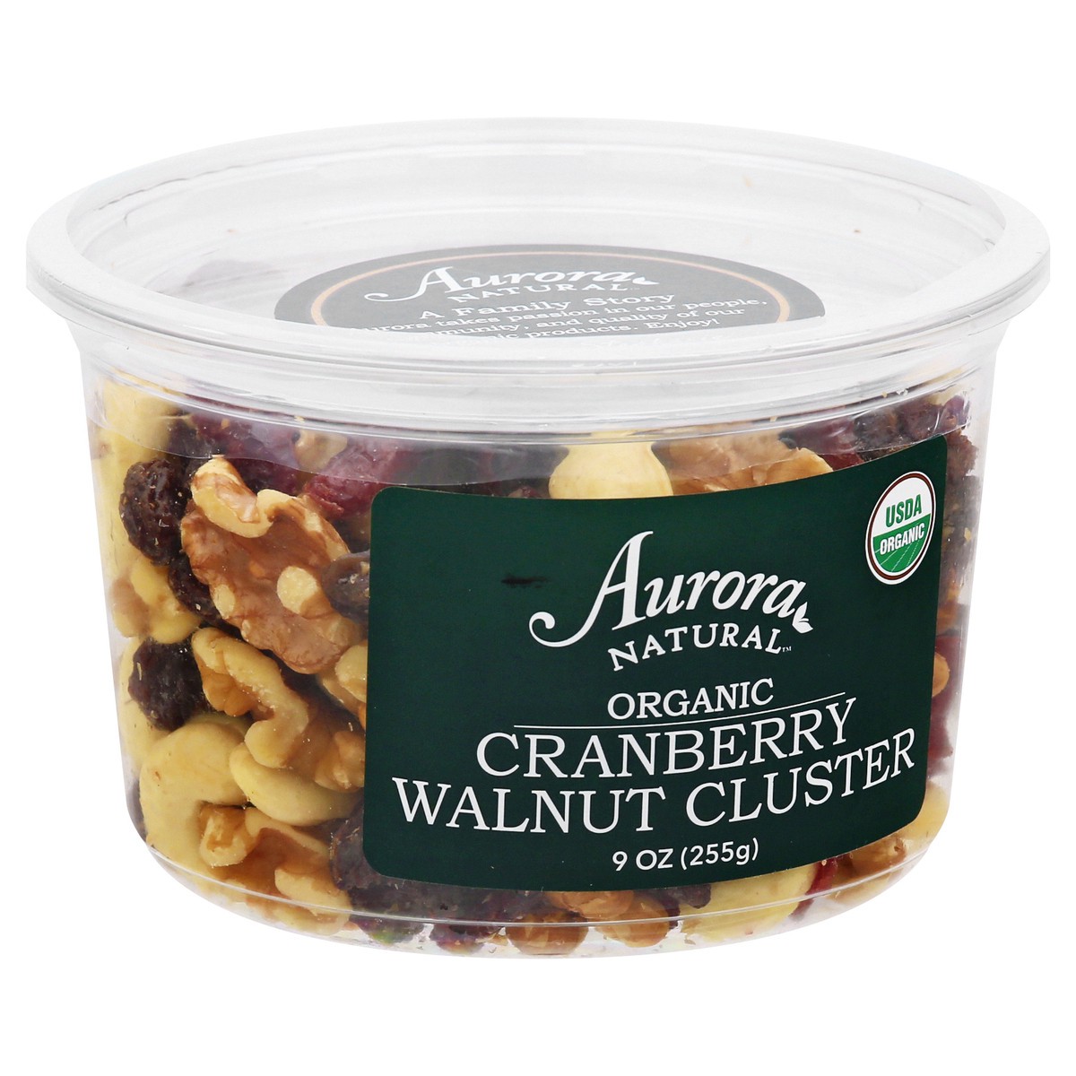 slide 6 of 12, Aurora Natural Organic Cranberry Walnut Cluster 9 oz, 9 oz