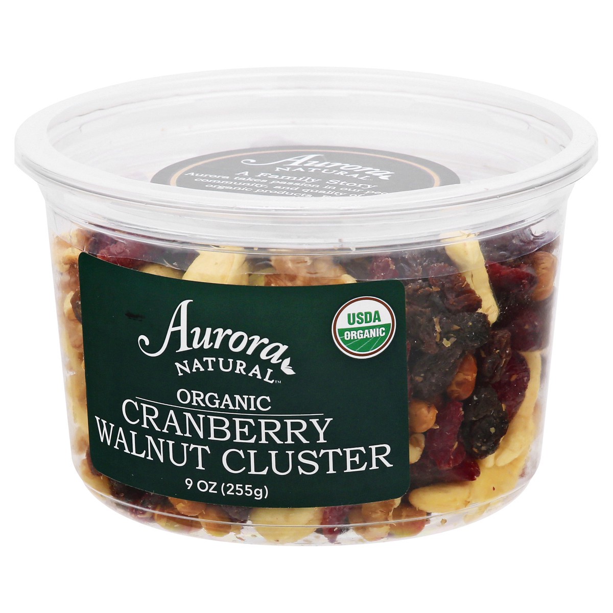 slide 7 of 12, Aurora Natural Organic Cranberry Walnut Cluster 9 oz, 9 oz