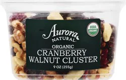 Aurora Natural Organic Cranberry Walnut Cluster 9 oz