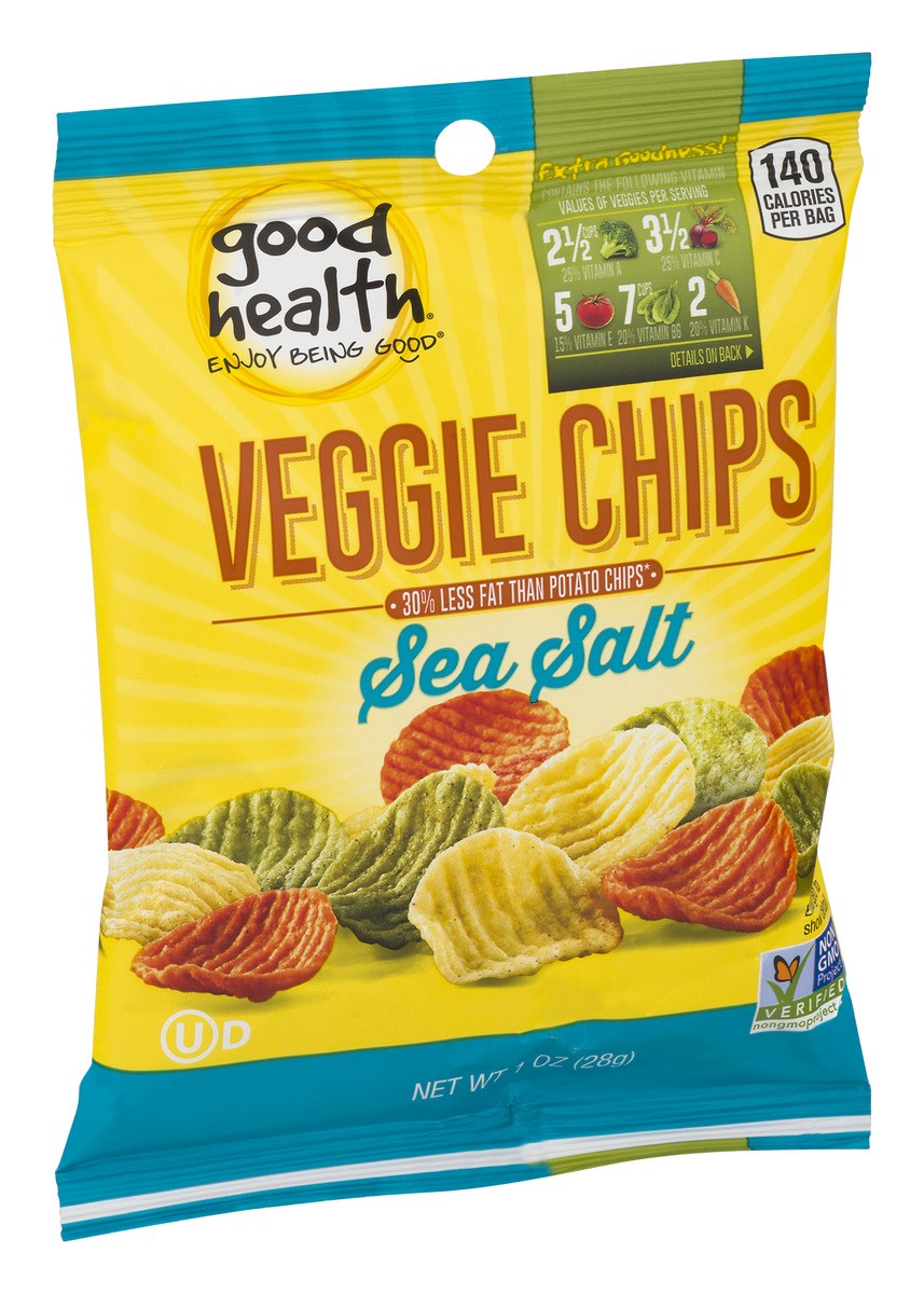 slide 2 of 11, Good Health Veggie Chips Sea Salt, 1 oz