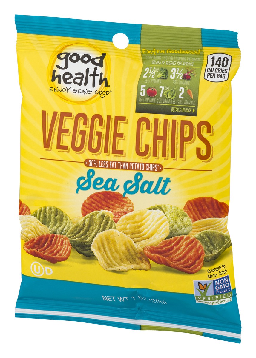 slide 4 of 11, Good Health Veggie Chips Sea Salt, 1 oz