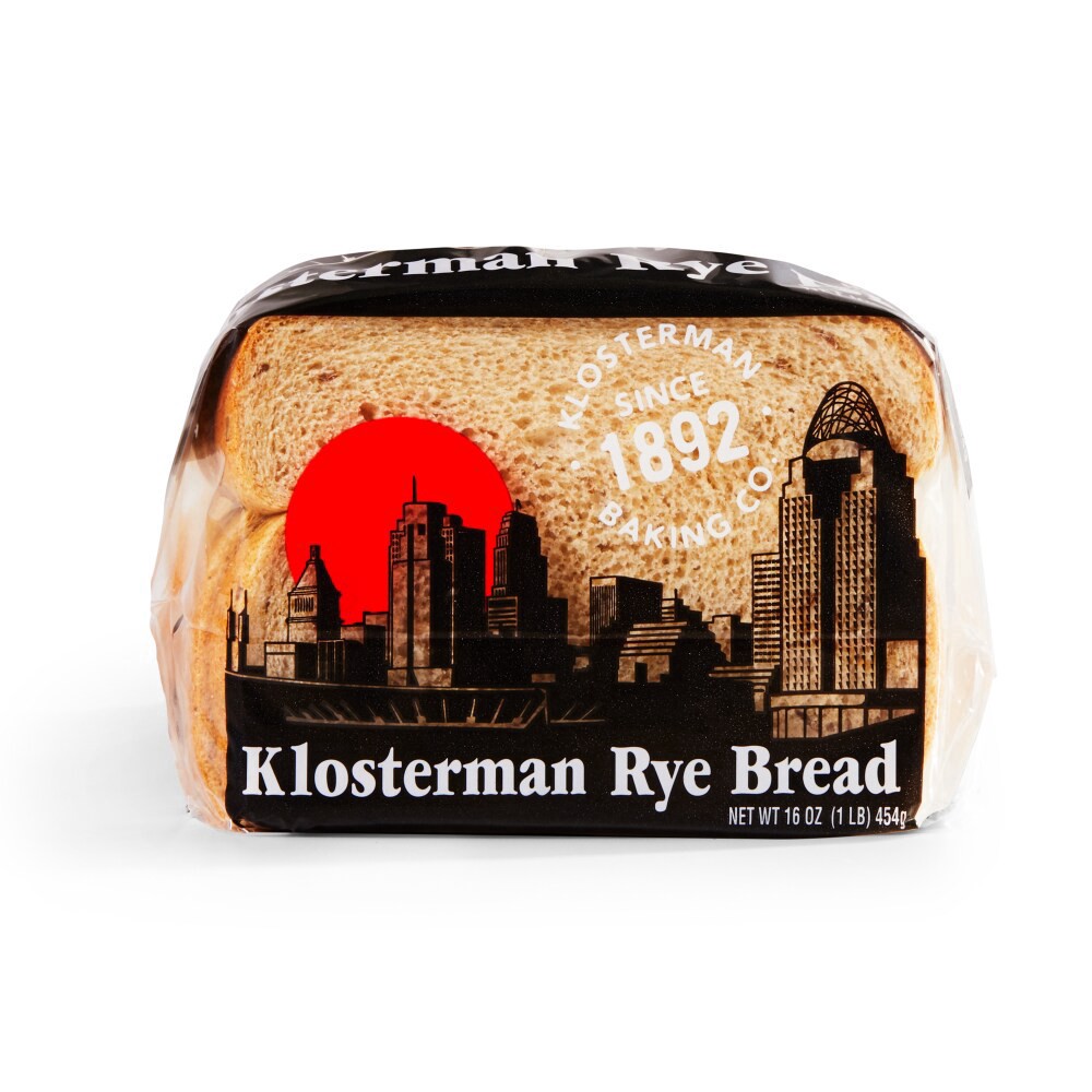 slide 2 of 2, Klosterman Light Rye Bread, 16 oz